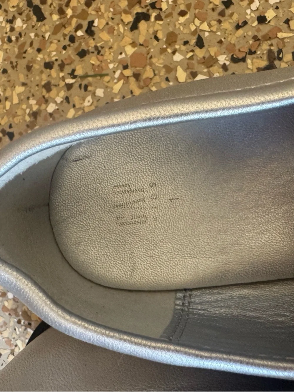 GAP Silver Kids Metallic Loafers
